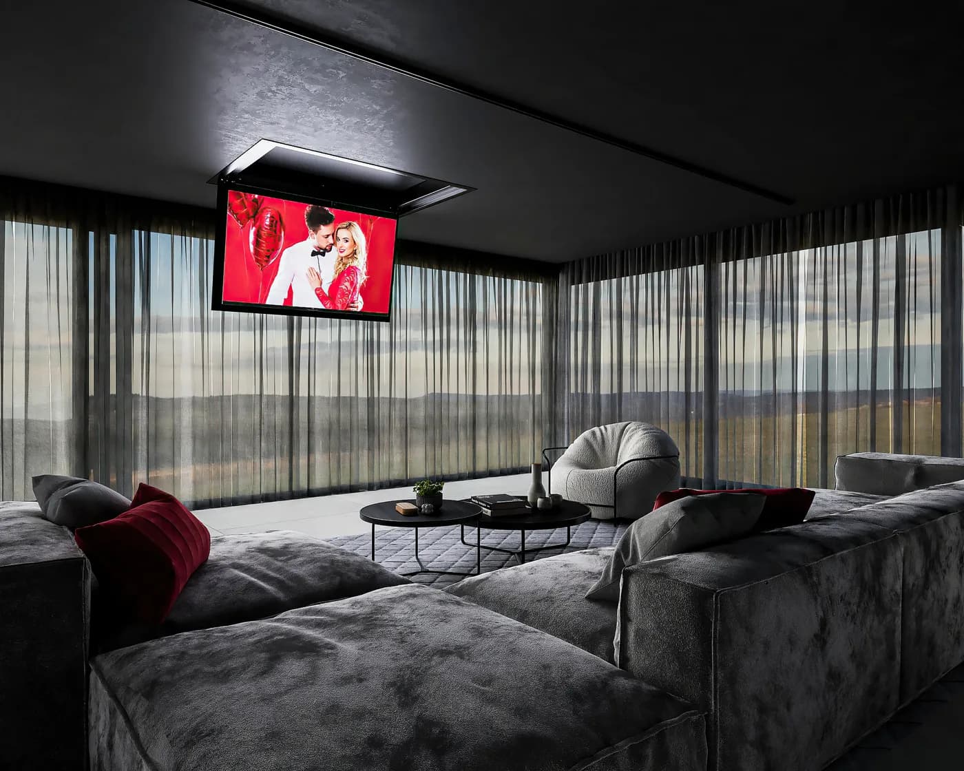 Flap para TV — Total Black